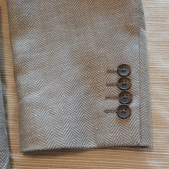 Men's Beige Staffford 44R Blazer - Picture 5 of 8